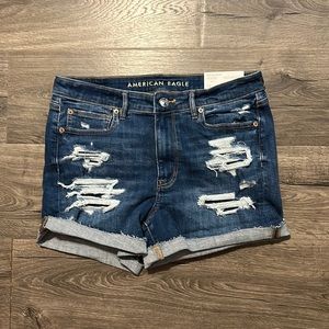 American eagle high rise shortie next level stretch shorts